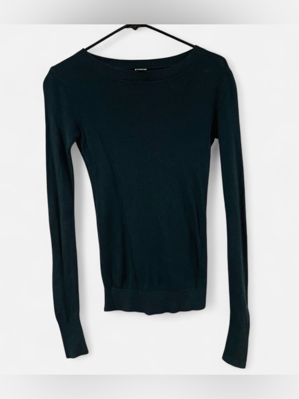 Express Fitted Long Sleeve Sweater